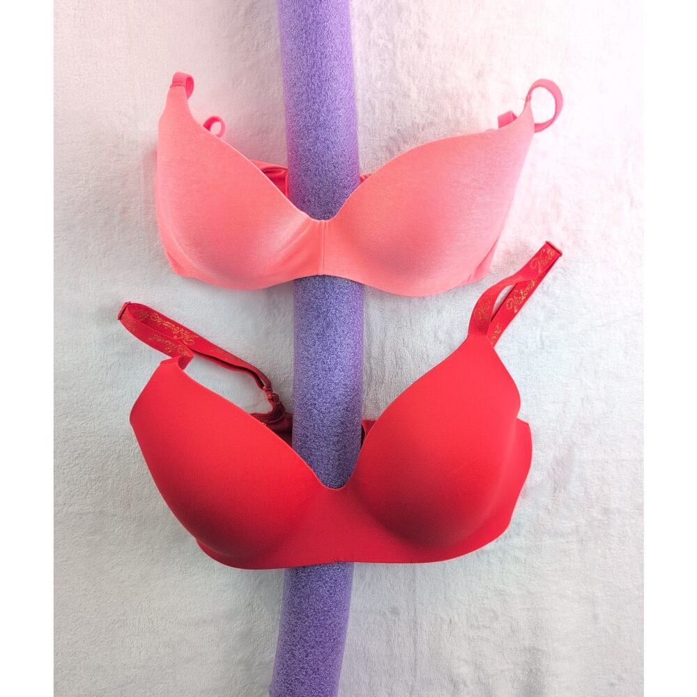 Victoria's Secret / Victoria's Secret PINK Bundle (2) TShirt/LightLift Bras 34DD